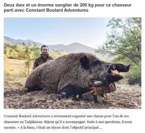 Chasse Tadjikistan