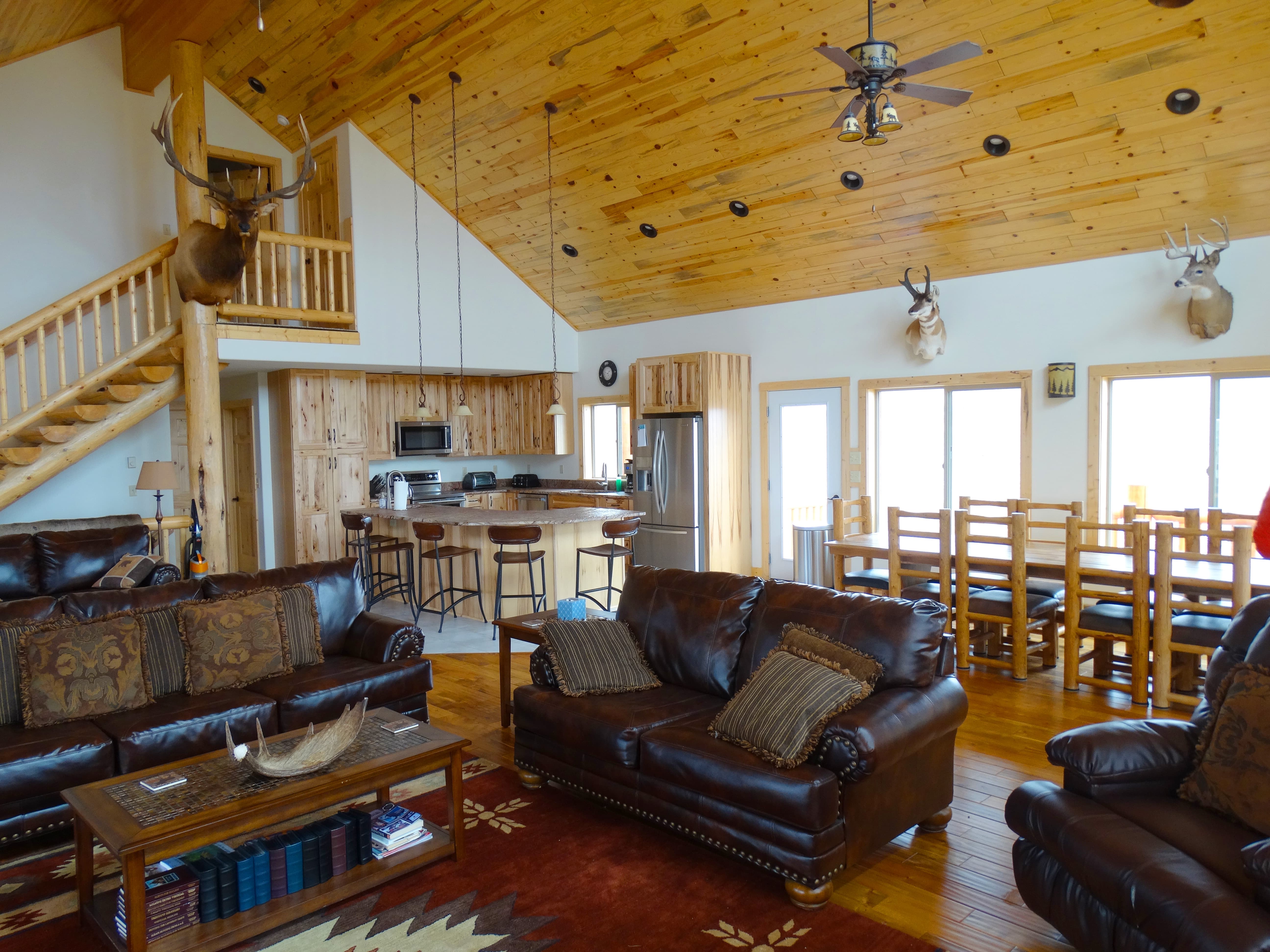chalet de chasse aux USA